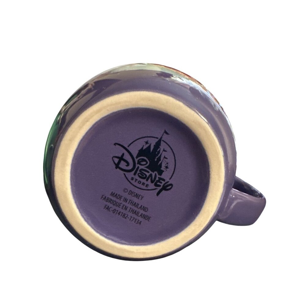 Disney Store Ariel Mug Purple With Flounder Design "A Heart As Big As The Ocean" - Picture 5 of 5
